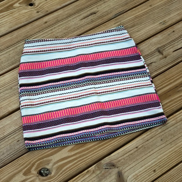 Atmosphere Dresses & Skirts - Atmosphere Striped Mini Skirt Size 6